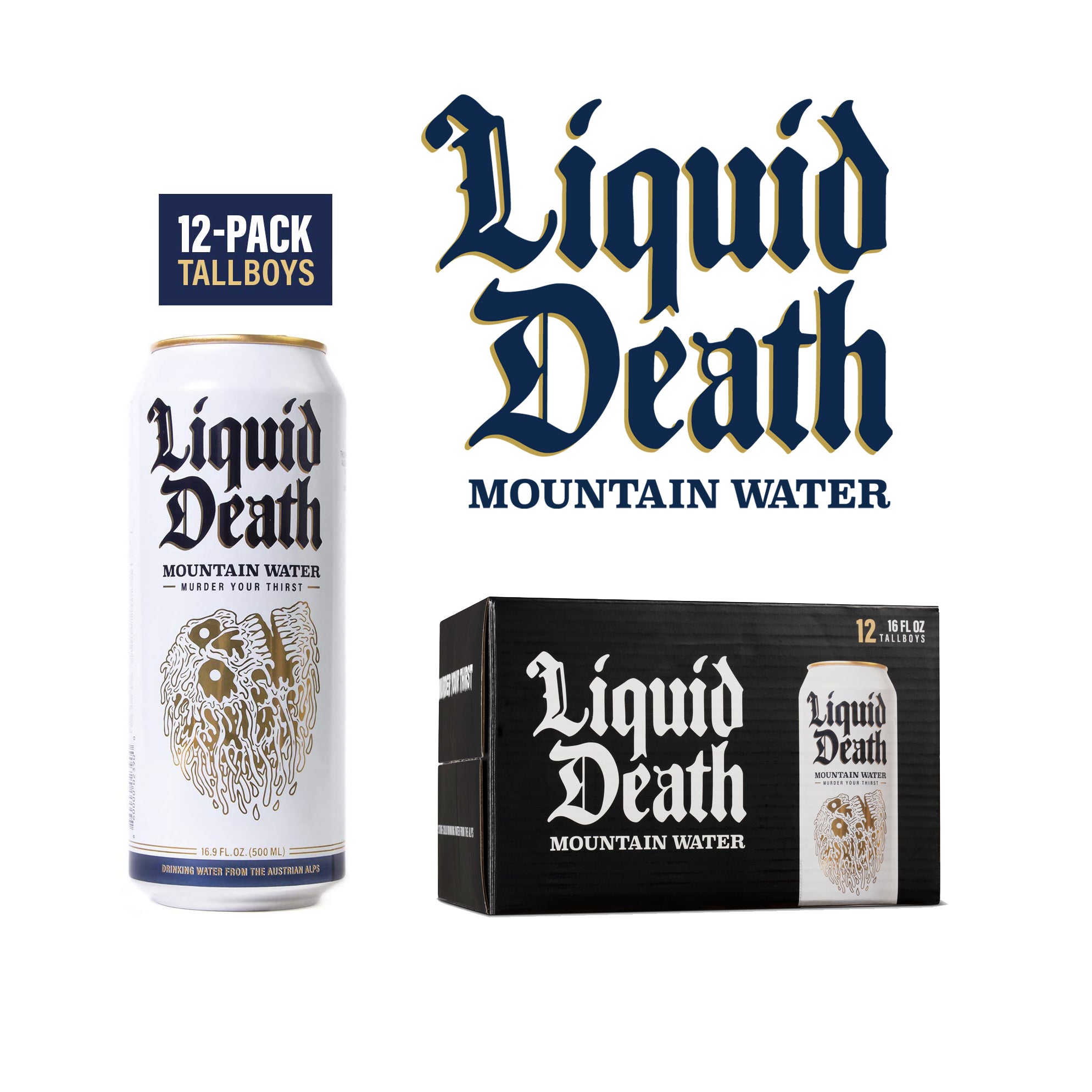 LIQUID DEATH MOUNTAIN WATER – Brëwtality Coffee Co.